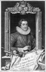 James I da Inglaterra, século XVII.