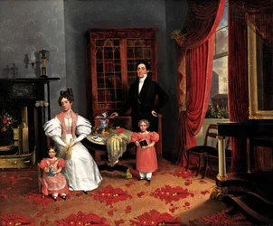 A Família de John Q. Aymar, ca. 1833.