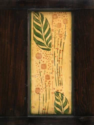 Painel decorativo de parede (carvalho pintado)