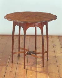 Mesa ocasional, feita para Morris & Co., c.1885 (mogno)