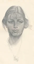 A menina justa, c1914.