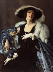 A luva branca