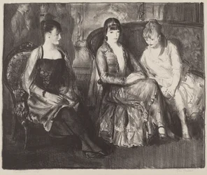 Elsie, Emma e Marjorie, segunda pedra, 1921.