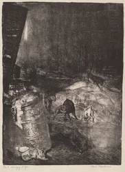 Cães Famintos, segunda pedra, 1916.