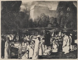 No Parque, Luz, 1916