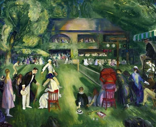 Realismo : Tênis em Newport par Bellows, George (1882-1925)