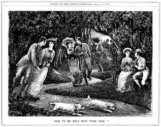 Pista para mim apenas com teus olhos, 1876.