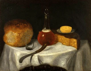 Uma Natureza Morta na Cozinha (óleo sobre tela)