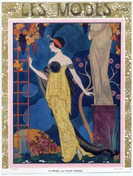 Capa frontal de Les Modes; 1913; bar. 1913 (gravura colorida)
