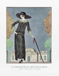 O Caminhante Melancólico, pub. 1922 (impressão a estêncil)