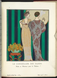 "Le Conseiller des Dames - Dress and Coat for the Theatre".
