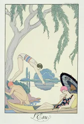 Água, de "Falbalas & Fanfreluches, Almanach des Modes Présentes, Passées et Futures".