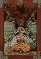 Sarah Bernhardt no papel de Izeyl