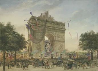 O Funeral de Victor Hugo (1802-85) 1885