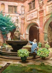 O pequeno claustro dos Agostinhos