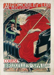 Automóvel Clube Bélgica. Corrida Bruxelas - Spa, 1898.
