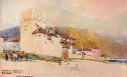 Albergue do mosteiro búlgaro, Zograph, século c19