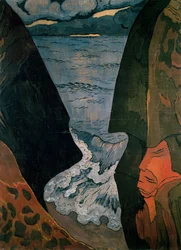 Penhascos perto de Camaret