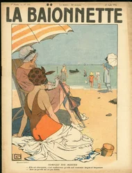 Capa de "La Baionnette", satírico em cores