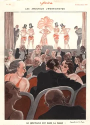 Le specatacle dans la salle, ilustração de 