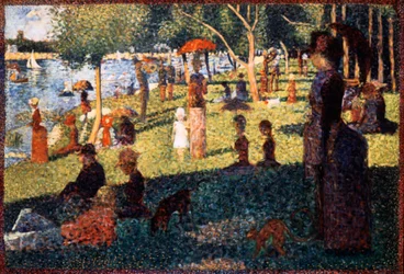 Tarde de domingo na ilha de La Grande Jatte, 1884-1886