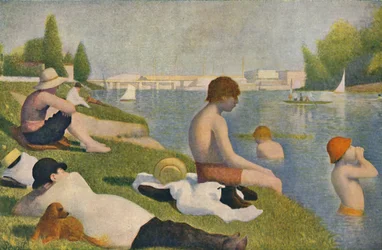 La Baignade, Bathers at Asnieres, 1884, 1937.
