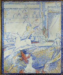 Esboço para o circo (pintura sobre tela)