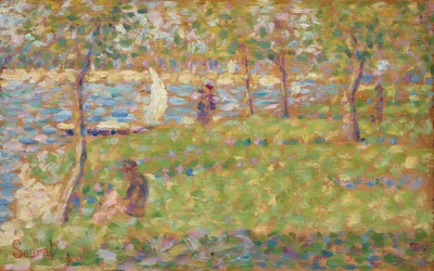 Estudo para La Grande Jatte, 18841885.