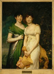 Mesdemoiselles Molien, sobrinhas do Conde Molien, Ministro do Tesouro de Napoleão I ...