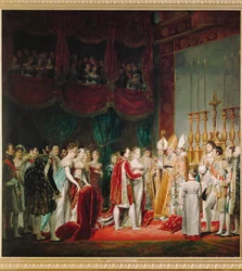 O casamento de Napoleão I e Maria Luísa de Habsburgo-Lorena ... (pintura sobre tela)