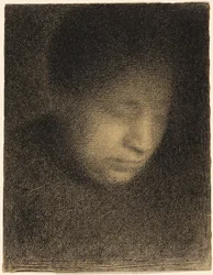 Madame Seurat, mãe do artista (Madame Seurat, mère)