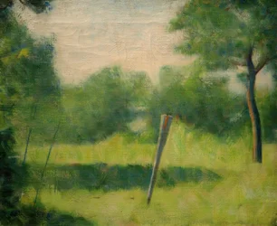 Paysage au piquet (paisagem com um poste)