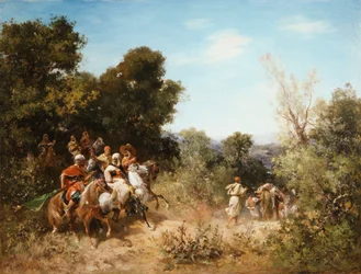 Cavaleiros árabes,