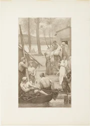 Vida Pastoral de Santa Genoveva (painel esquerdo)