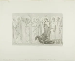 Vida Pastoral de Santa Geneviève (painel da direita)