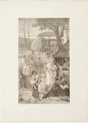 Vida Pastoral de Santa Geneviève (painel da direita)
