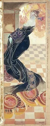 Dama de vestido preto, c. 1900
