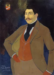Retrato do romancista Paul Adam 1862-1920, c. 1900.