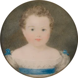 Retrato de Orlando George Charles Bridgeman, depois 3º Conde Bradford, quando criança (1819-1898), c.1821-22 (óleo e tela)
