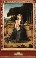 Repouso na fuga para o Egito (pintura sobre madeira)