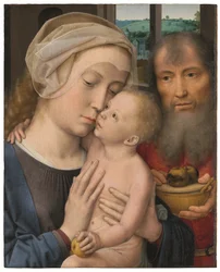 A Sagrada Família (óleo sobre painel)