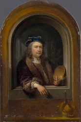 Auto-retrato com paleta, c. 1660