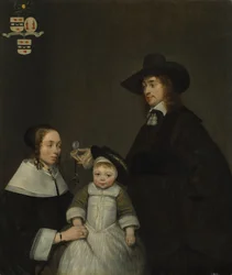 A Família Van Moerkerken, cerca de 1653-54.