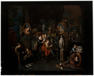 O atelier do pintor