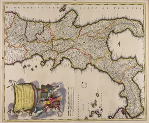 Italiae pars meridionalis quae nunc sceptri Hispanici regnum Neapolitanum in XII provincias divisum