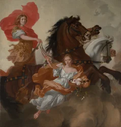 Apolo e Aurora, 1671.