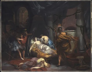 A morte de Cleópatra, 1686