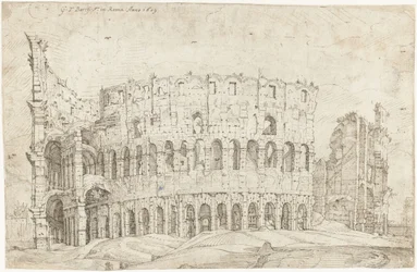 Exterior das ruínas do Coliseu, Roma