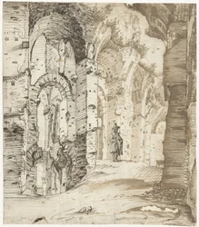 Ruínas das subestruturas do palácio de Septimius Severus, Roma