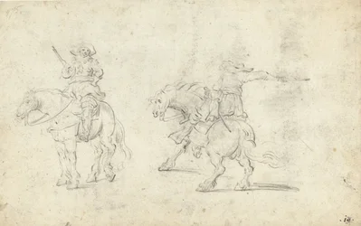 Dois soldados a cavalo